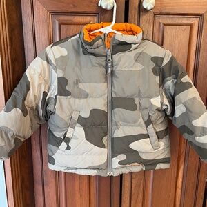 L.L. Bean toddler boy reversible down jacket